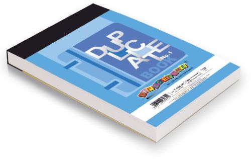 Duplicate Book No.00 Plastic Title (18.5X11 Cms)