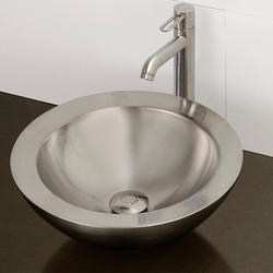 330 Mm Stainless Steel Counter Wash Basin