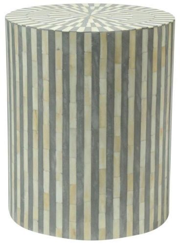 Polished Printed Bone Inlay Stools, Size : Standard