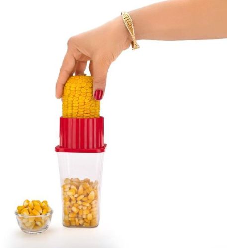 Plastic Corn Cutter, For Kitchen, Color : Silver
