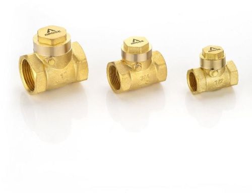Brass Forged Horizontal NRV Valves, For Water Fitting, Color : Golden