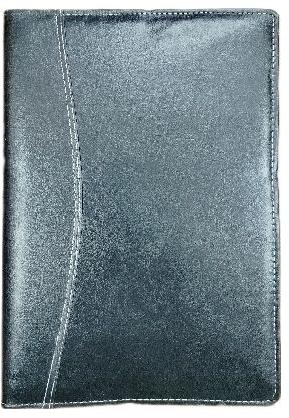 Plain Black PU Leather Folder, For Record Keeping