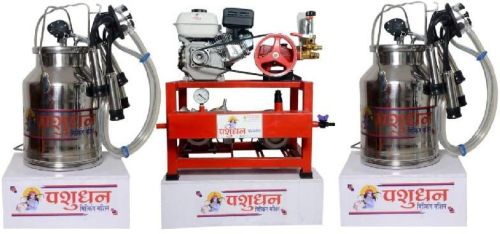 PM 400 Double Bucket Milking Machine, Certification : CE Certified