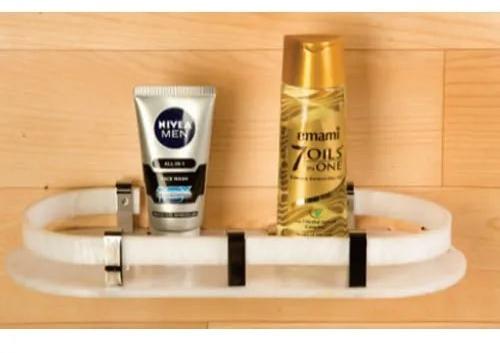 B114 Acrylic Bathroom Shelf, Size : 12x6 Inch