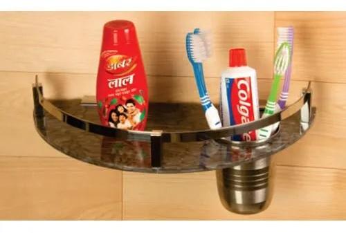 AR B118 Acrylic Bathroom Shelf, Size : 12x6 Inch