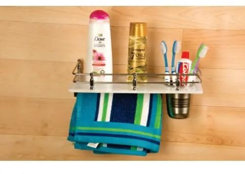 B119 Acrylic Bathroom Shelf, Size : 12x6 Inch