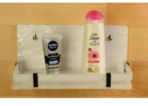AR B126 Acrylic Bathroom Shelf, Size : 12x6 Inch