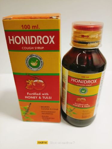 HONIDROX Honey Cough Syrup, Plastic Type : Plastic Bottles