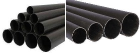 Plastic Irrigation Pipes, For Agriculture, Color : Black