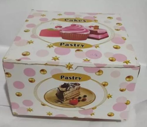 3 Ply Printed Corrugated Cake Box, Color : Multicolor