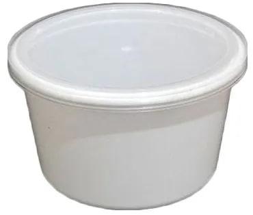 Horizontal 1000ml Flat White Plastic Container, Feature : Good Quality, Perfect Shape