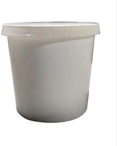 1250ml White Round Plastic Container