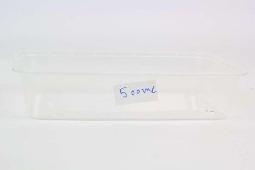 500ml Transparent Rectangular Plastic Container, Feature : Durable, Light Weight