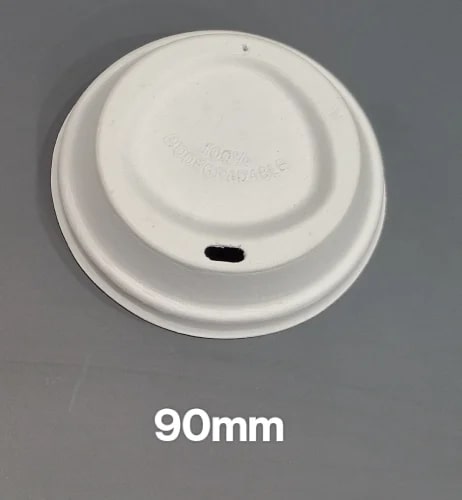 Round 90mm Bagasse Lid, Feature : Durable, Perfect Shape