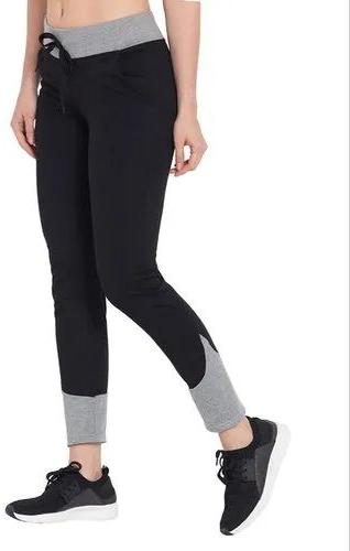 Plain Polyester Ladies Slim Fit Lower, Size : 30