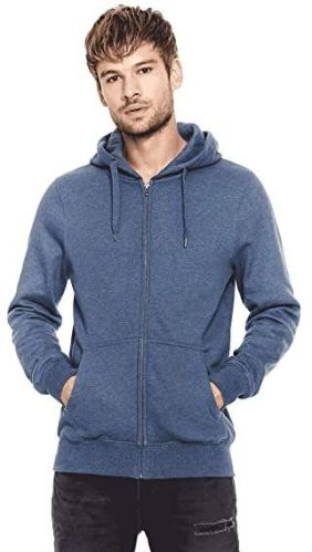 Plain Polyester Mens Zipper Sweatshirt, Size : XXL