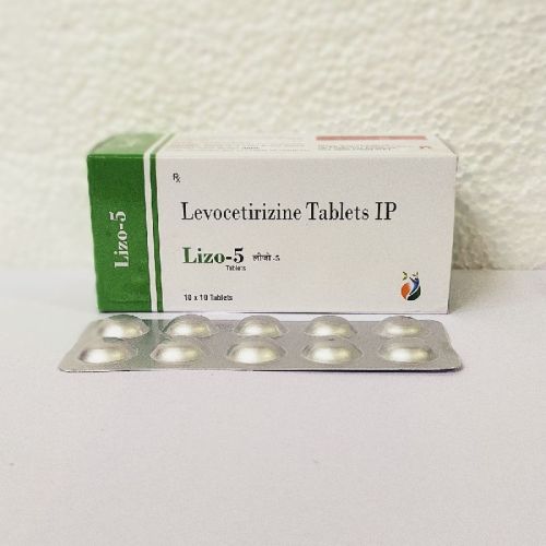 Lizo 5mg Tablets, Color : White, Packaging Size : 10X10 Alu-alu