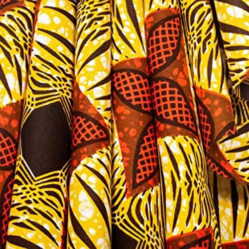 All Colours Super Wax African Print Fabric, Width : 115 Cms