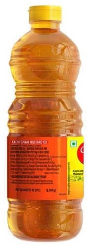 Kachi Ghani Mustard Oil (1 Ltr.), For Cooking, Form : Liquid