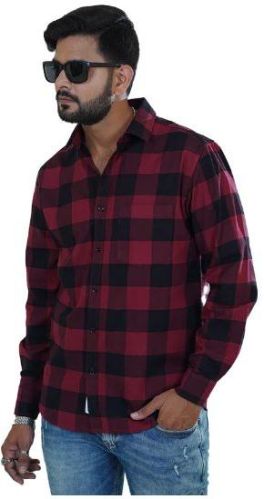 Buffalo Checks Full Sleeves Shirt, Gender : Male