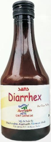 Sans Herbals Diarrhex Syrup, Packaging Type : Bottle