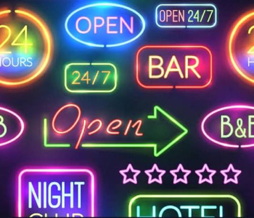 Plastic Neon Sign Board, Bulb Type : LED