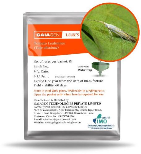 Tomato Leaf Miner Gaiagen Pheromone Lure, Certification : IMO Certified