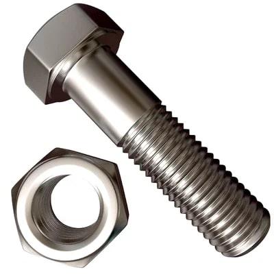 Polished Stainless Steel Nut Bolts, Certification : ISI Certified