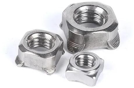 Polished Stainless Steel Weld Nuts, Certification : ISI Certified