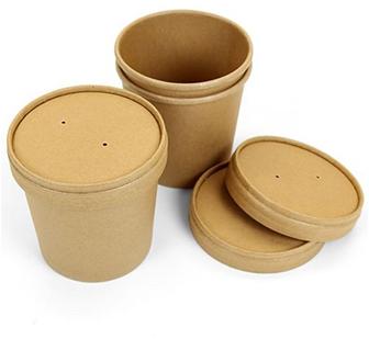 Paper Food Container With Lid, Size : Multisizes