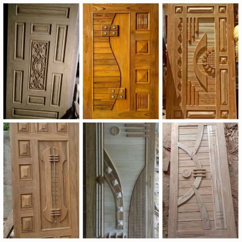 Pure Wood Polished Carvin Door Frame, Feature : Attractive Design