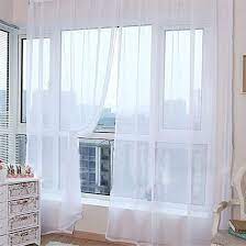 White Net Curtains, Width : 4 Feet