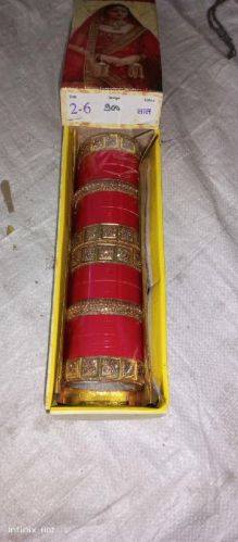 Design No. 900 Bridal Chura Set, Main Stone : Crystal