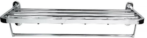 Polished Polish Stainless Steel VEER Delux Towel Rack, For Home, Hotel, Color : Silver