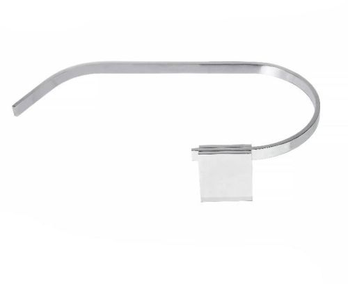 Polished Stainless Steel VEER Flat Towel Ring, For Bathroom Fittings, Color : Chrome