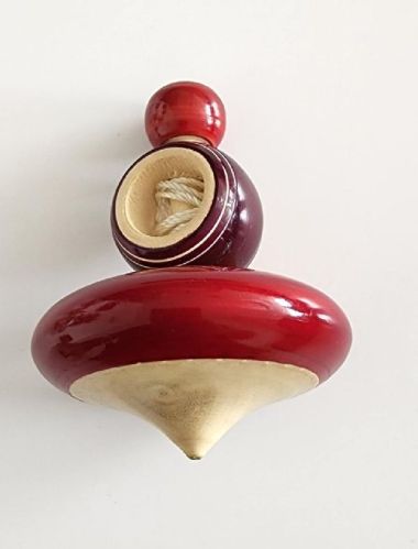 Disc Spinning Channapatna Wooden Toys For Playing