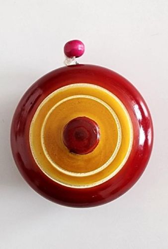 Polished Yo-yo Wooden Toys, Color : Multicoloured