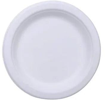 6 Inch Compostable Plain Plates, For Serving Food, Shape : Round