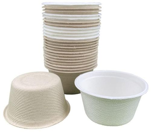 Plain Paper 60 Ml Compostable Cups, Size : Standard