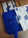 Rubber Nitrile Gloves, Color : Dark Blue