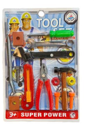 PLASTIC TOY TOOL SET