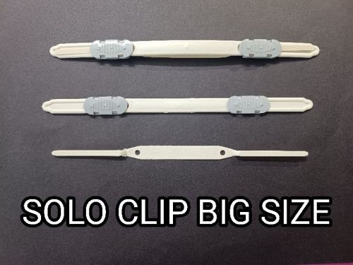 PLASTIC FILE CLIP (BIG SIZE), Color : White