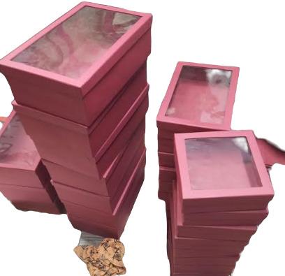 Plain Kraft Paper Window Gift Box