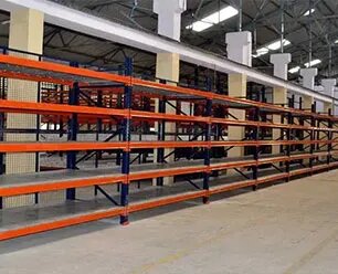 Mild Steel Polished Pallet Rack, Width : 8