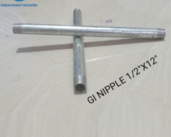 MEENAKSHII TRADERS GI Barrel Nipple 1/2