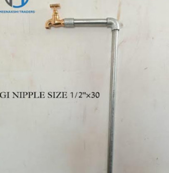 MEENAKSHII TRADERS GI Barrel Nipple 1/2
