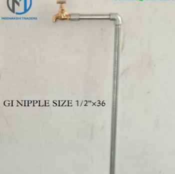 MEENAKSHII TRADERS GI Barrel Nipple 1/2