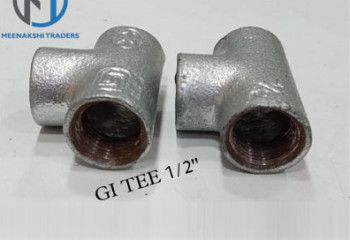 15mm Gi Tee, For Pipe Fittings, Size : 1/2- 6 Inchs