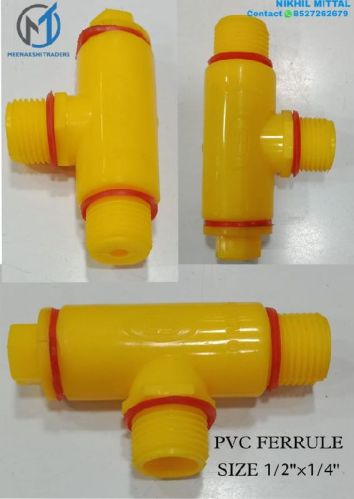 15mm X 6mm PVC Ferrule, For Gas Fitting, Oil Fitting, Water Fitting, Feature : Blow-Out-Proof, Durable