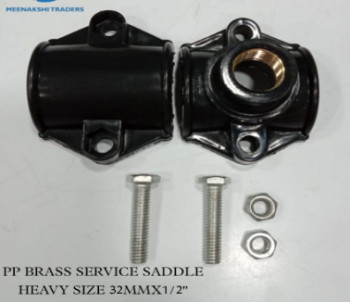 32mm PP Black Brass Heavy Weight Service Saddle